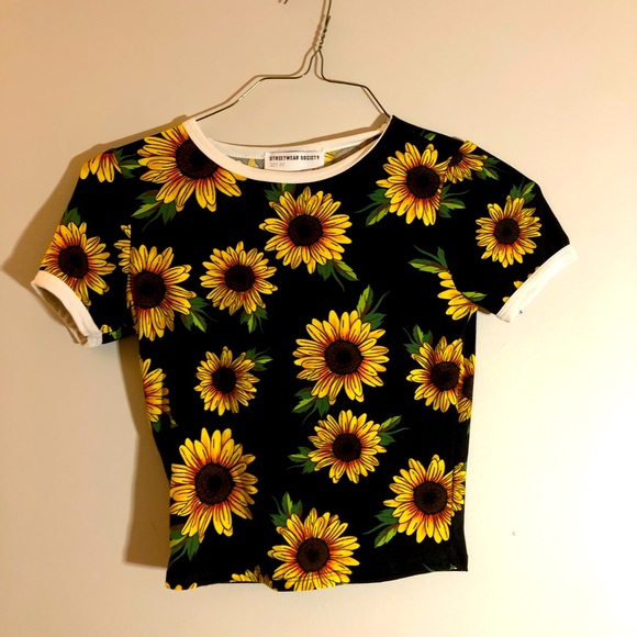 Sunflower Crop Top - Picture 1 of 2